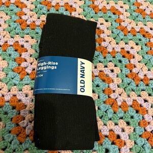 Old Navy Black High-Rise Leggings